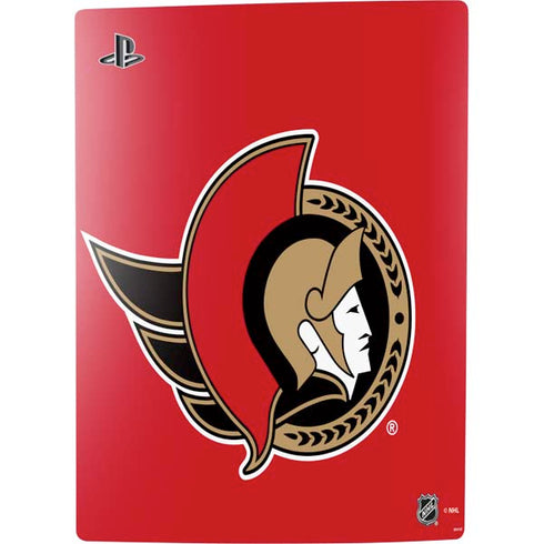 NHL Ottawa Senators Solid Background PS5 Digital Edition Console Skin